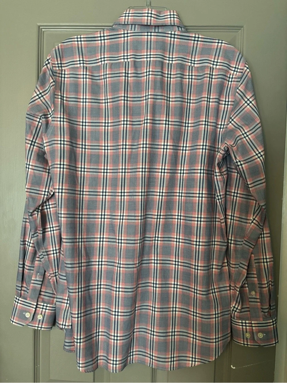 Banana Republic Non Iron Tailored Fit Plaid Button-Down